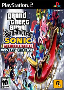 GTA Sonic The Hedgehog Winter Edition PS2