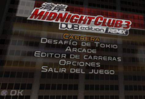 Midnight Club 3 DUB Edition Remix PS2 Español